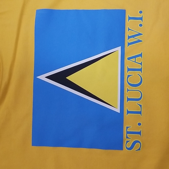 St Lucia Tee Shirt - Picture 1 of 3